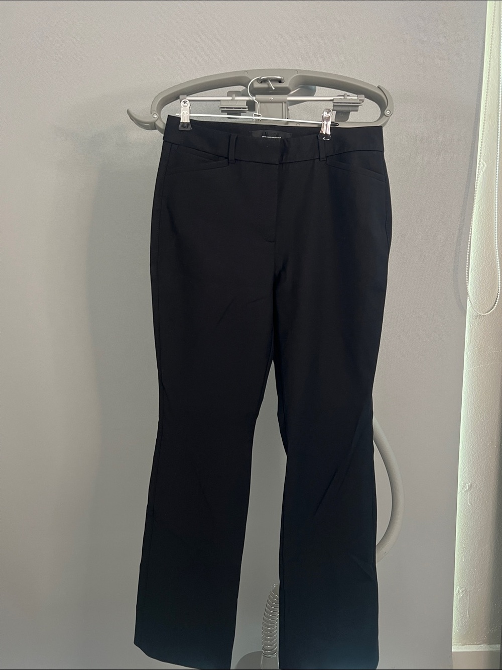 White House Black Market Black Straight-Leg Dress Pants